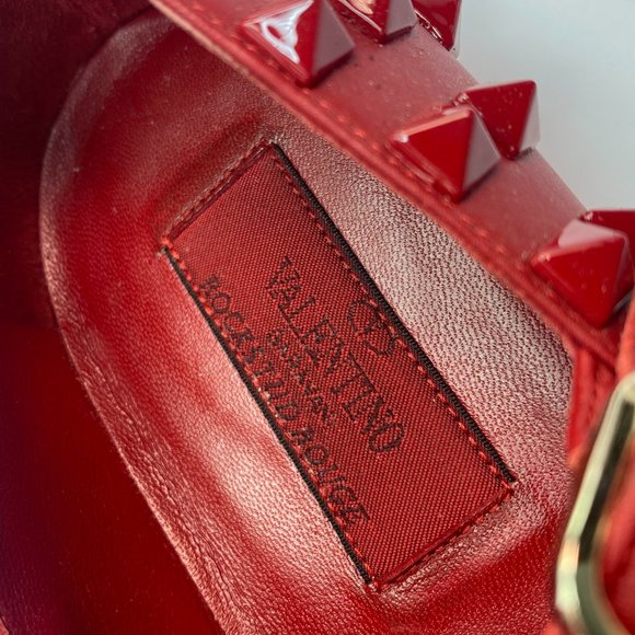 🌷❤️‍🔥FINAL SALE 🔥 NO OFFERS🌷💥Valentino Garavani Rockstud Red Flats 37 - Picture 5 of 9